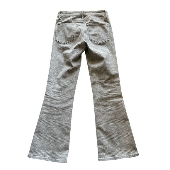 Frame Pants Womens Size 26 Le Crop Mini Boot Glen Plaid Gray - Picture 8 of 15